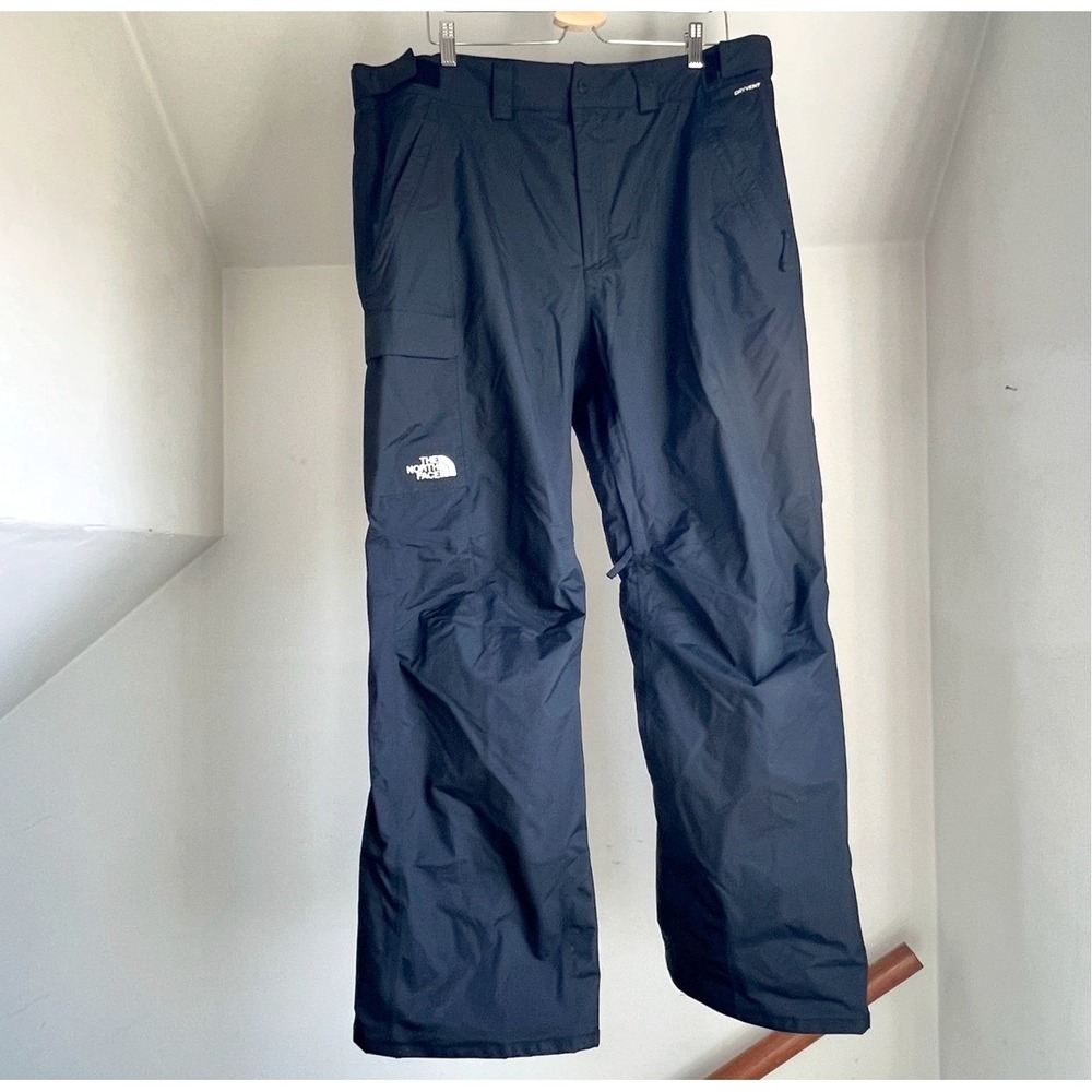 The North Face Snow Pants Mens XL Black DryVent Ski Snowboard Baggy Technical